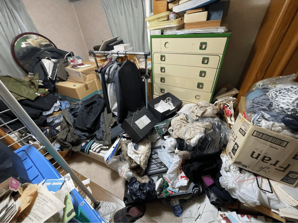 不用品回収ラクエコのゴミ屋敷片付けの事例