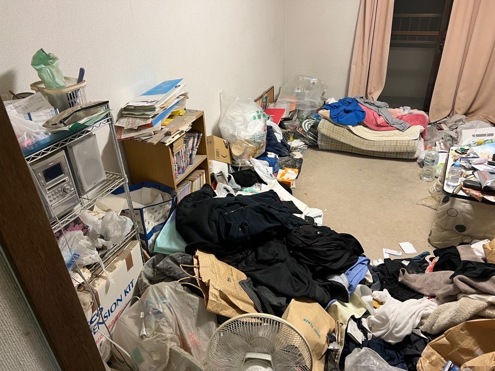 神奈川県の汚部屋の片付け事例