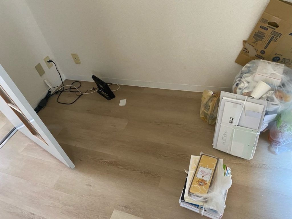中野区の家具・家電をまとめて回収した不用品回収事例-アフター