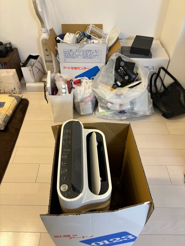 中野区で不要になった家電を中心とした不用品回収事例-ビフォー