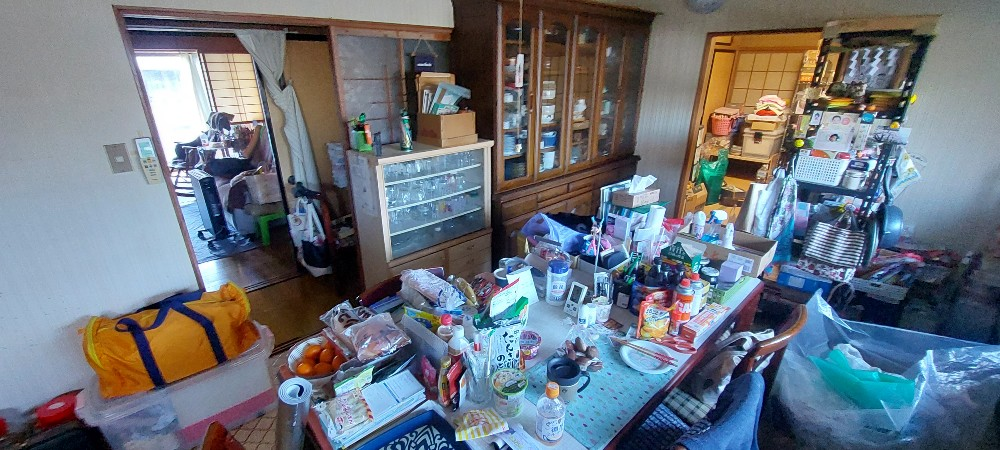 大田区の引っ越しに伴う不用品回収事例-ビフォー