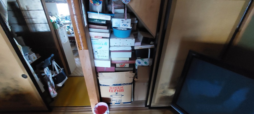 大掃除を機に溜まっていた不用品を処分するため弊社サービスをご利用いただきました。-ビフォー