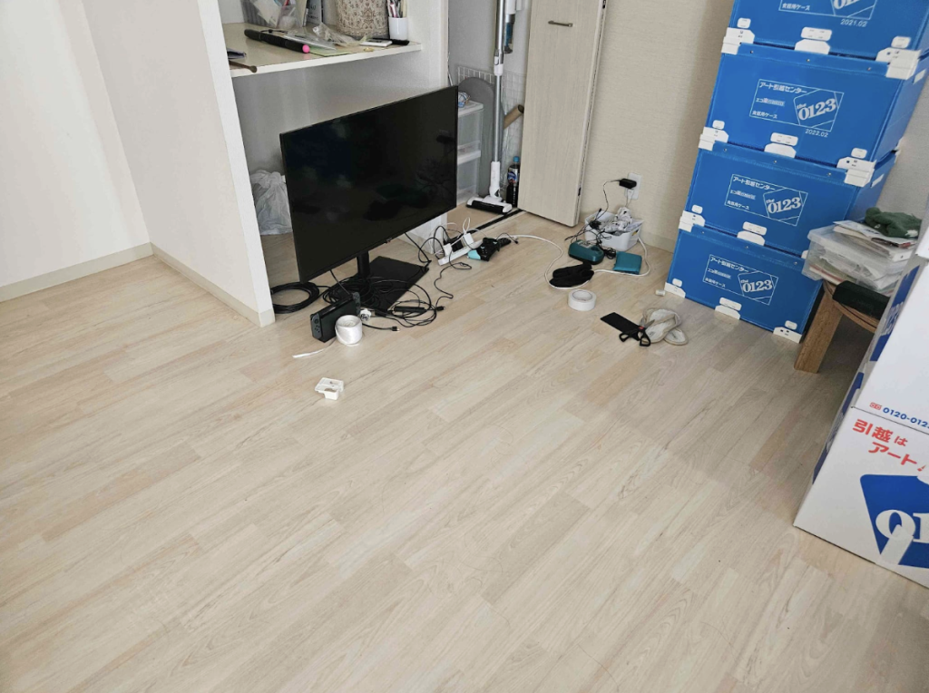 京都市の引っ越し前に家具・家電を一括で片付けた不用品回収事例-アフター