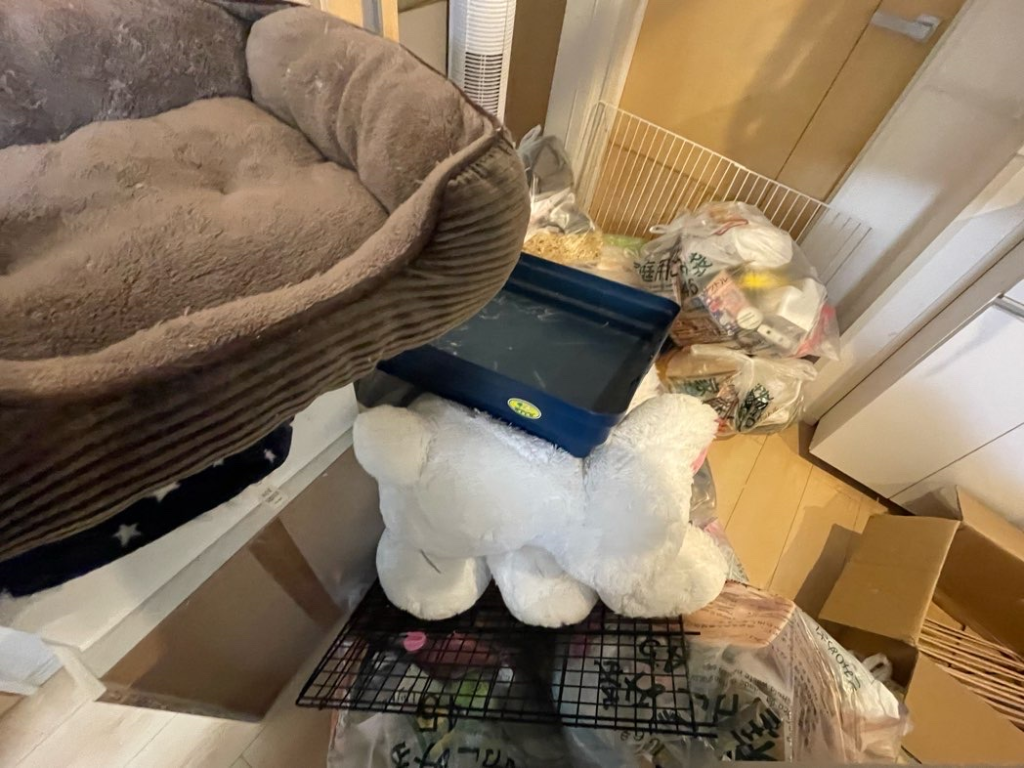 富士宮市の引っ越しに伴う不用品回収事例-ビフォー
