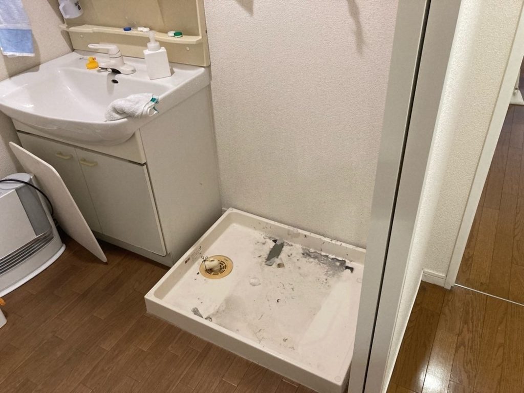 豊田市の洗濯機1点の単品不用品回収事例-アフター