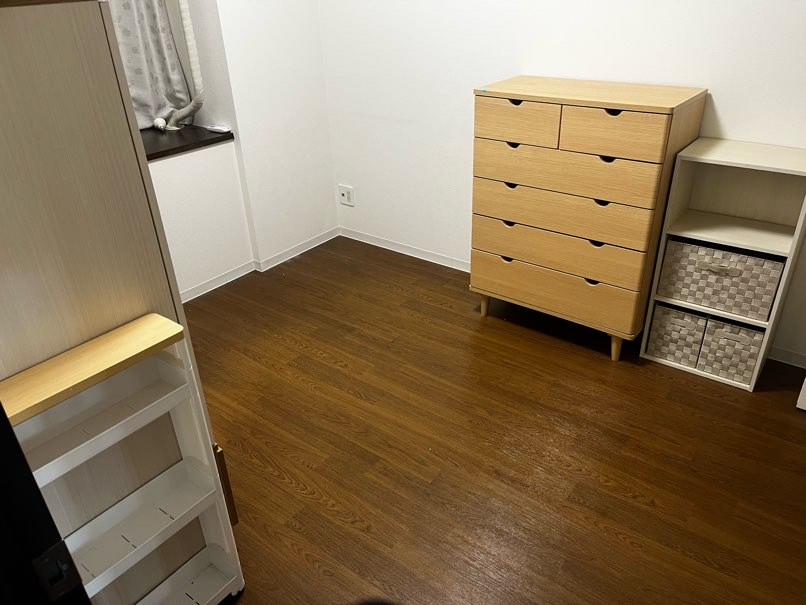 愛西市の引っ越しで出た収納家具の不用品回収事例-ビフォー