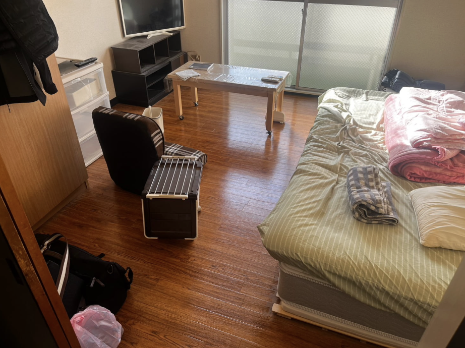 大垣市の引越し前に行った大型家具・家電の不用品回収事例-ビフォー