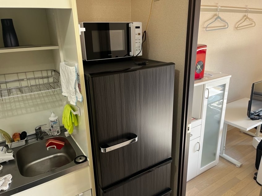 逗子市の家電と家具をまとめて回収した不用品回収事例-ビフォー