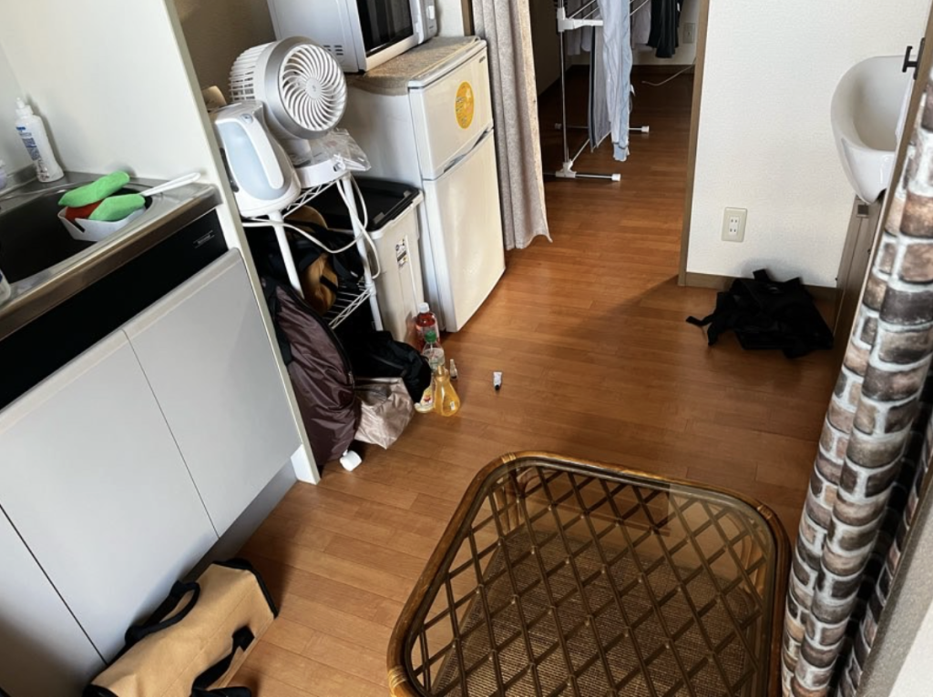 真鶴町の買い替え前に行った家電・家具回収事例-ビフォー