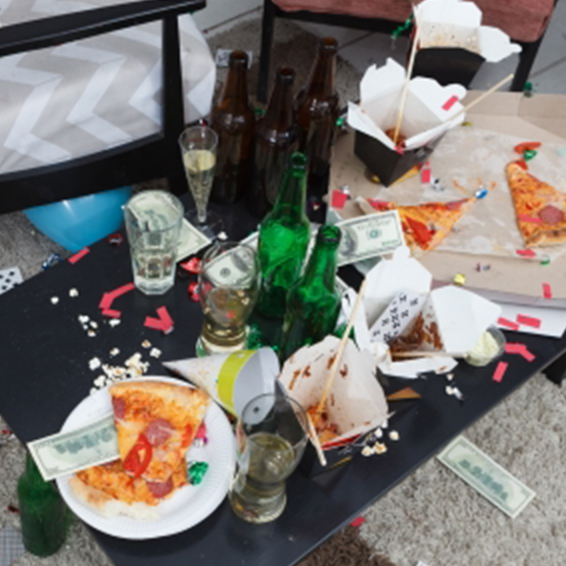 悪臭や食べ残しなどが多い