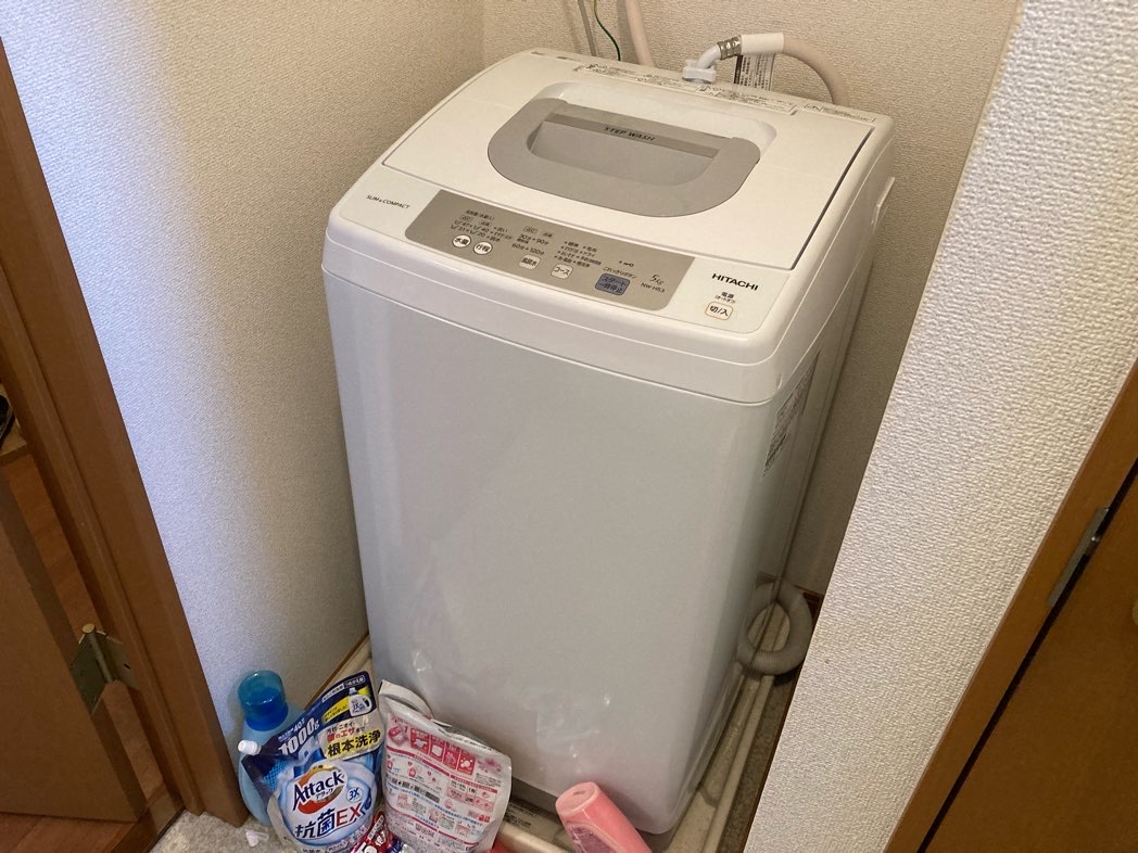 名古屋市【不用品回収】洗濯機の作業前